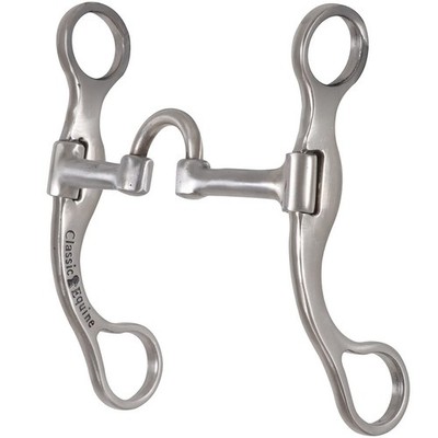 Circle Y BitLogic Performance Correction Short Shank Bit 6In, Silver 