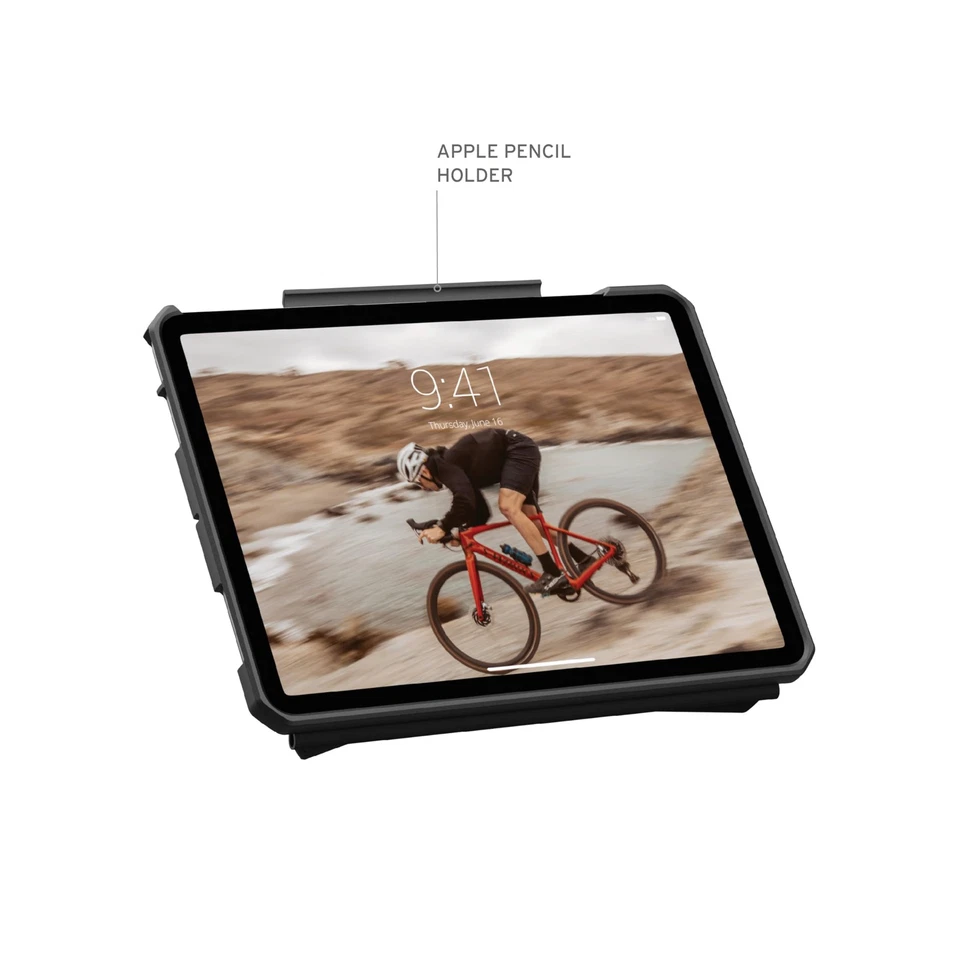 Funda UAG iPad Air 11" (6.ª/7.ª generación) - Folio resistente con soporte, armadura esencial negra Foto 2 de 4