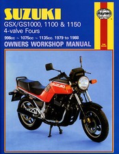 Haynes Manual 0737 for Suzuki GSX1000, GSX1100ES, GSX1100EFE, GSX1100S Katana