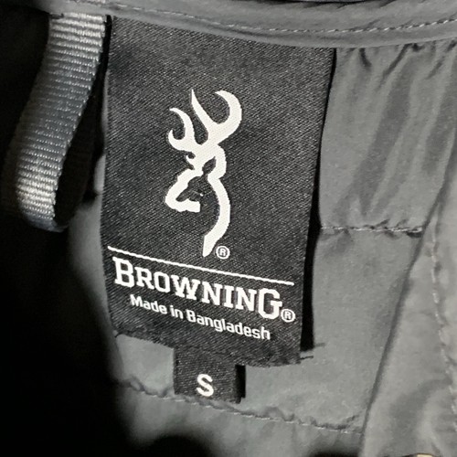Browning Jacket Mens Small S Zip Camo Realtree Hells Canyon Hunting Hood Puffer - Picture 7 of 15