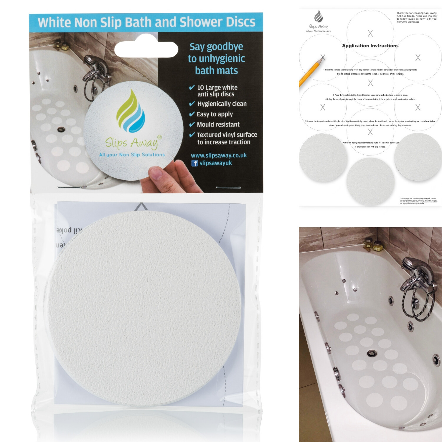 NON SLIP BATH MAT STICKERS,ANTI SKID SAFETY GRIP TAPE FOR SHOWER TRAY & BATHTUB eBay