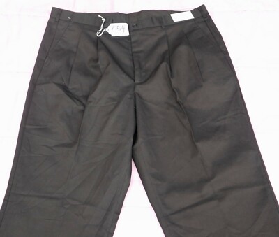 HENRY SEGAL BLACK Pants For MEN SIZE - W42 X L36- UN-HEMMED. TAG NO. Z54