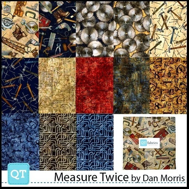 Tesoros acolchados - Medida dos veces - Números - Oro, tela por comprar Foto 3 de 4