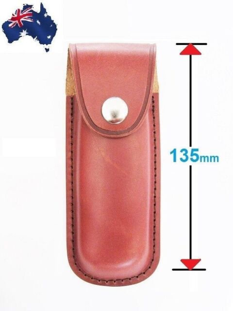 ** LEATHER ** POCKET FOLDING KNIFE MULTI TOOL BELT POUCH - FITS BUCK 110 ** LEATHER ** POCKET FOLDING KNIFE MULTI TOOL BELT POUCH - FITS BUCK 110