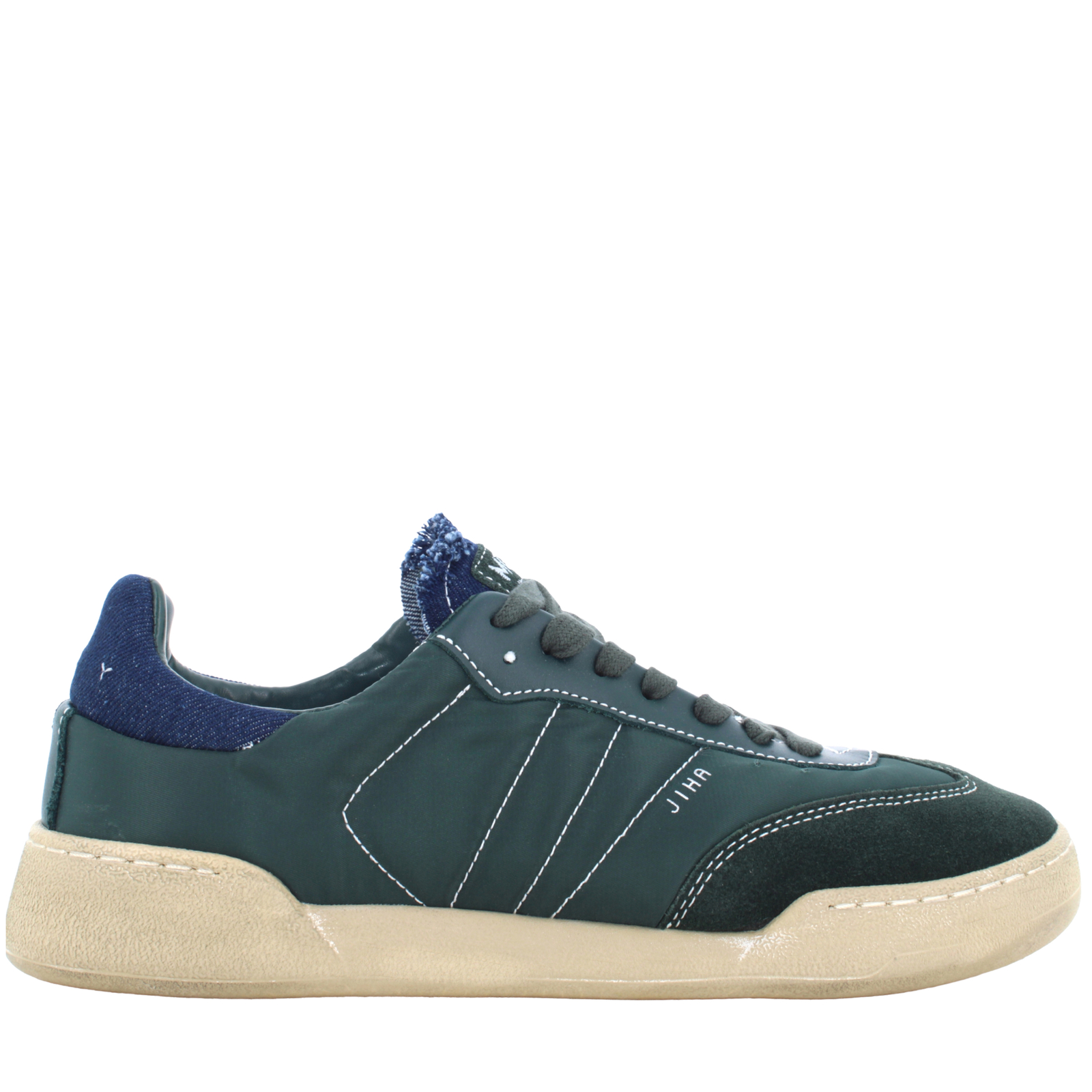 Однотонные кроссовки uomo basse 418040 D JIHA VERDE A24