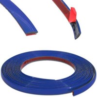 Zierleiste 18Mm X 5M | Blau | Flexibel Selbstklebend | Kontur Leiste Universal