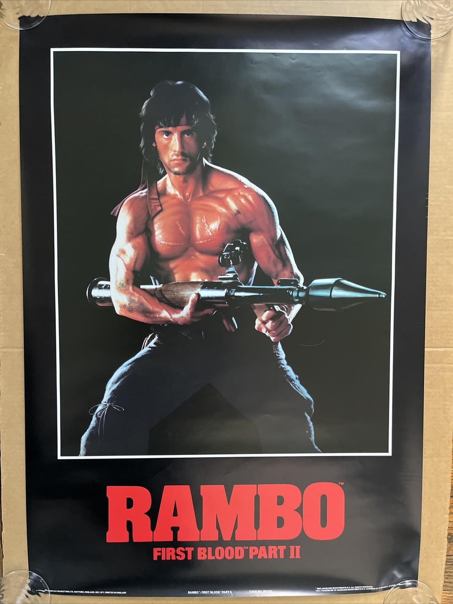 Rambo 2 Original Poster