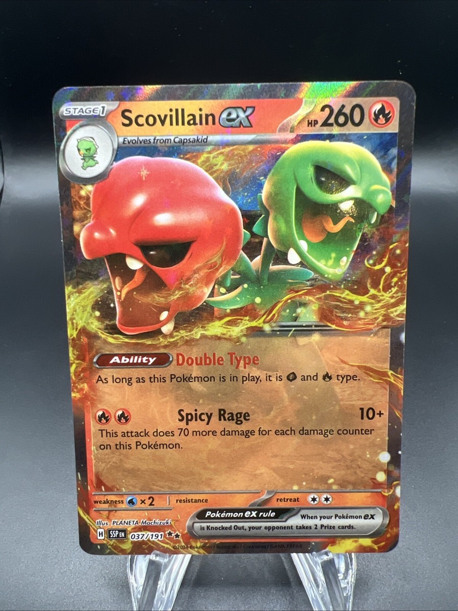 Scovillain EX - 037/191 - Double Rare - SV08: Surging Sparks