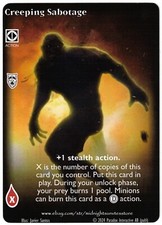 Creeping Sabotage Full Art League Promo V:TES VTES Vampire CCG