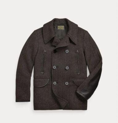 Rare Size RRL Ralph Lauren DOUBLE RL Pea Coat Xxl Takuya