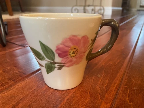 DESERT ROSE FRANCISCAN VINTAGE TAPERED COFFEE MUG *CHOOSE BACK STAMP* UNUSED
