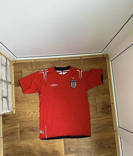 Maillot Umbro Angleterre Extérieur 2004-2006 – Homme XXL, Rouge