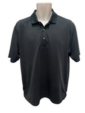 Ben Hogan Performance-Mens Golf Polo Shirt-Large Black Short Sleeve-Casual