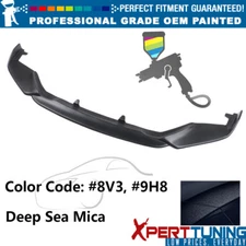 Fits 13-15 Lexus GS350 F Sport IKON Front Bumper Lip Painted #8V3 Deep Sea Mica