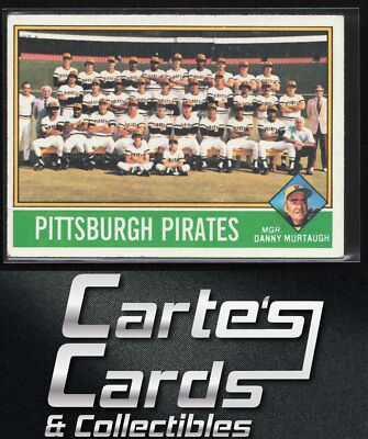 Willie Stargell Dave Parker Murtaugh 1976 Topps #504 Pittsburgh Pirates Team