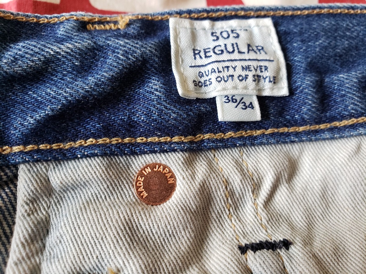 MADE in JAPAN LEVI'S 505 Selvedge 