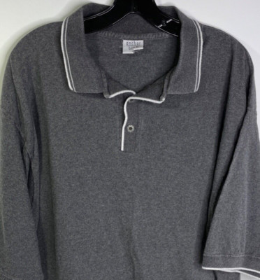 Anchor Blue Polo Gray Size XL Cotton