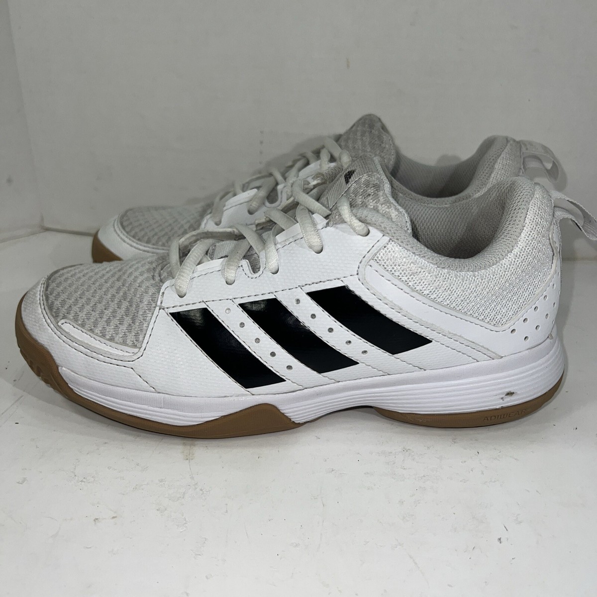 Adidas Ligra 7 Junior White Volleyball Shoe Sz 3.5