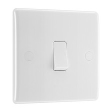 BG Intermediate Switch 1 Gang 20A 16AX White Moulded 813
