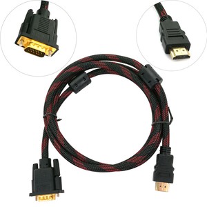 HDMI Male to 15 Pin VGA Connector Gold-Plated 15 Pin Adapter Cable HD 1080P 6FT | eBay