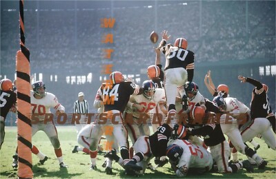 Cleveland Browns v New York Giants PRINT from type 1 photo (5 sizes)