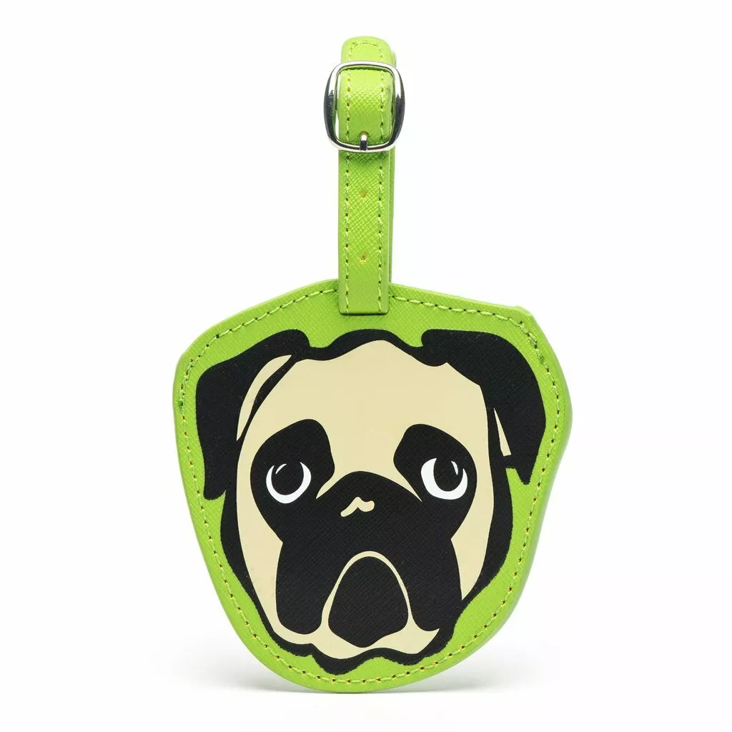 Marc Tetro Dog Travel Luggage ID Tag Cat or Pug