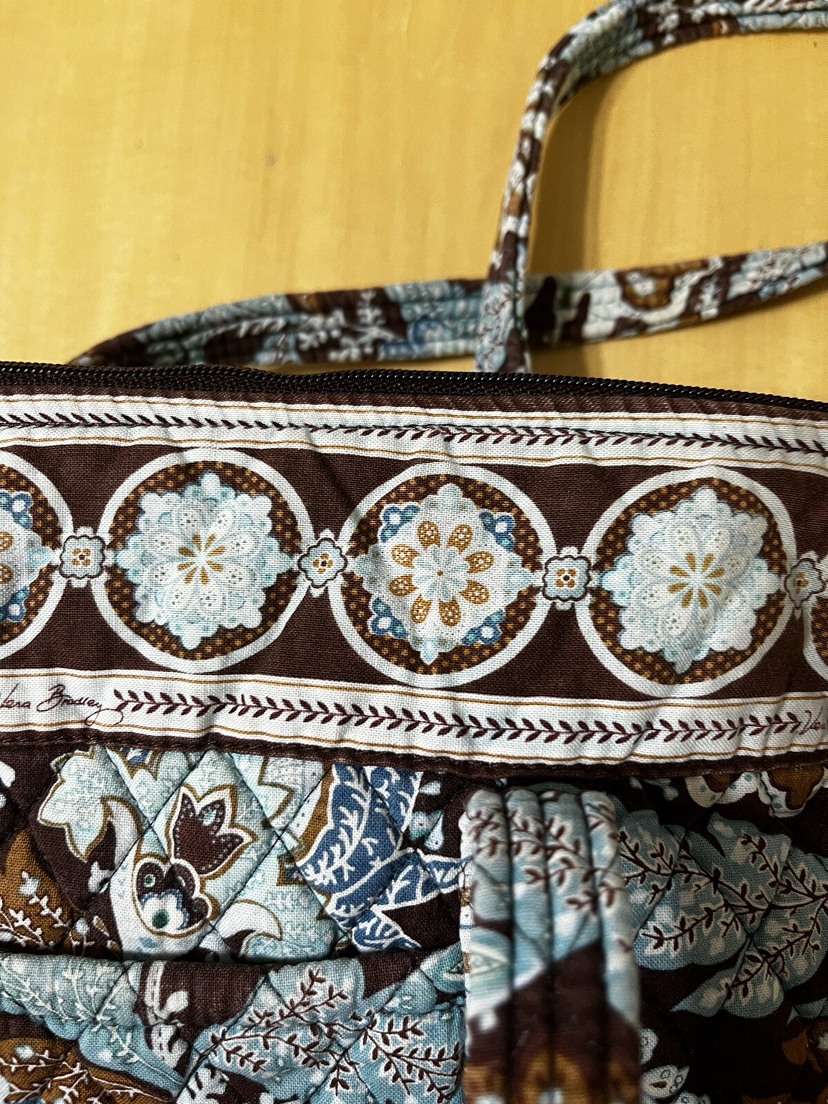 Vera Bradley small-medium handbag Java Blue Retir… - image 4