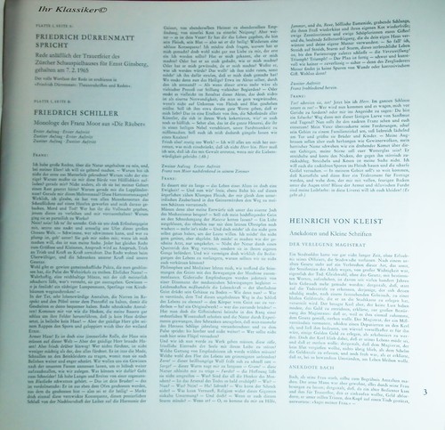 ERNST GINSBERG SPRICHT PROSA BALLADEN MONOLOGE ANEKDOTEN DEUTSCHE GRAMMOPHON - Picture 2 of 4