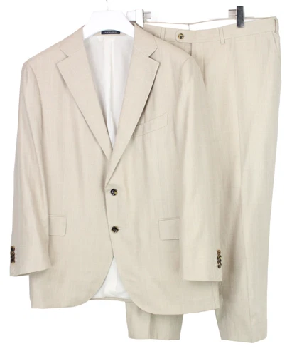 Suitsupply La Spalla / Brescia Suit Mens UK 50S / UK 46S Wool Silk Linen