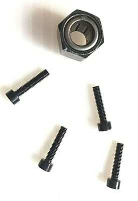 RC SCRAPYARD RC Nitro engine 12mm one way bearing replacement + 4 x Pull Start Screws Bolts