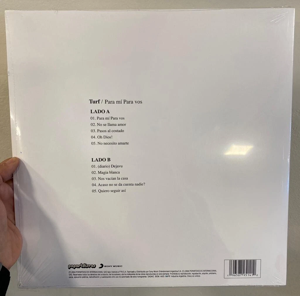 TURF - PARA MI PARA VOS (New 180 Gram LP Sealed Vinyl) f/ARG | eBay