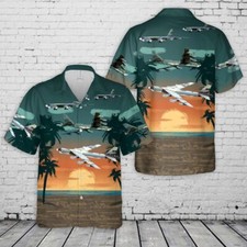 US Air Force B 52 G Stratofortress Bomber airplane Hawaiian Shirt