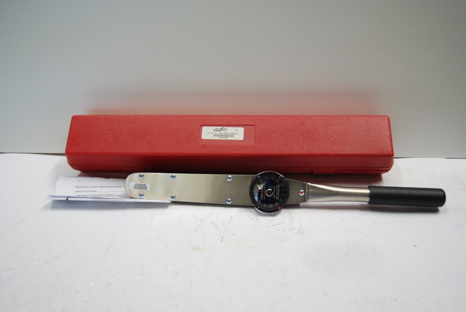 JETCO D3175FSS DIAL TORQUE WRENCH 1/2" 0 TO 175 FOOT POUND FT/LB. NEW eBay