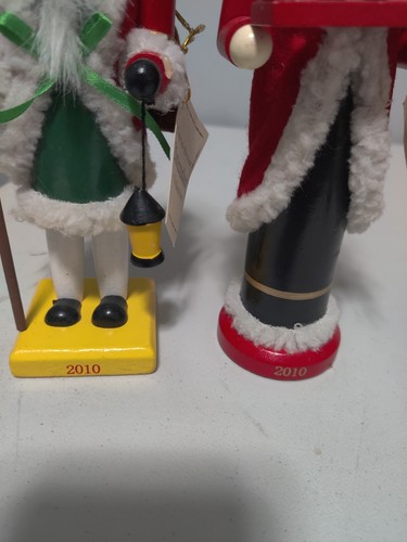 8" Limited Edition Nutcracker Mr/Mrs Santa Claus 2010 W/tag - Picture 2 of 4