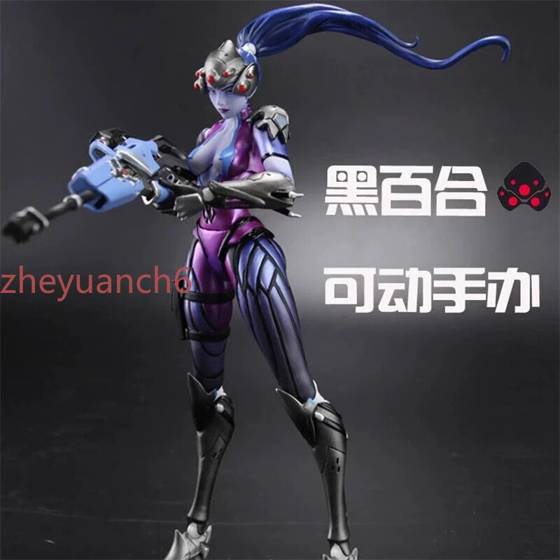 Overwatch AmélieGuillard Widowmaker Action Figure PVC Model Collection Gift Toys - Image 3 of 4