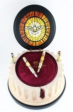 Montegrappa Tertio Millennio Adveniente Gold & Silver Fountain Pen Set -#050/xxx
