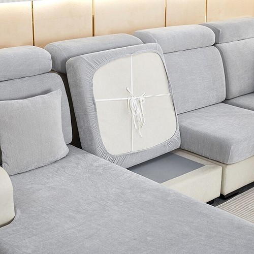 Neu dicker Sofa Sitzkissenbezug staubdicht elastisch L-Form Sofabezug - Bild 28 von 29