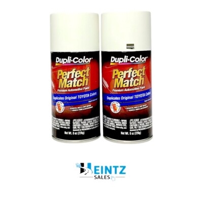 Duplicolor BTY1578 Perfect Match Toyota White 8 oz Aerosol Code 045 (2 PACK)
