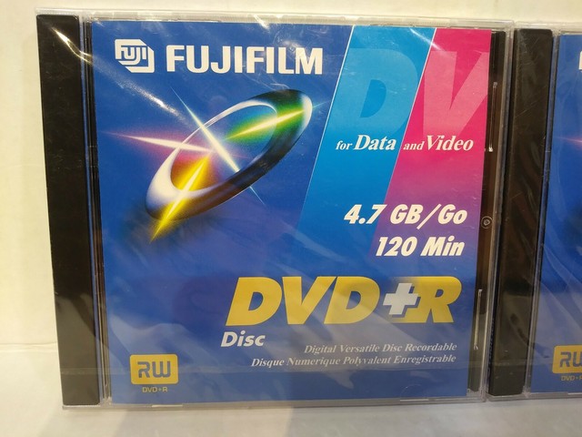 FujiFilm DVD-R Disc 4.7 GB/GO 120 min for Data Video Digital Recordable ...
