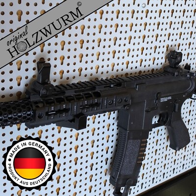 Wandhalter Airsoft für M4, AR 15, MP5, UMP, MPX usw. für Lochwand