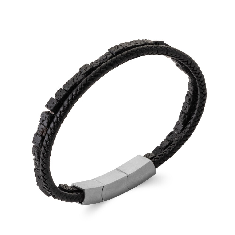 Bracelet multi rangs cuir véritable pour infuser vos huiles essentielles