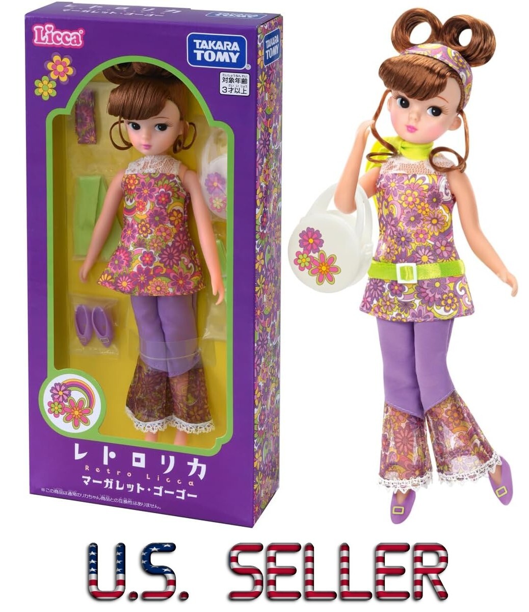 Takara Tomy Retro Licca Chan Margaret Go-Go GoGo Fashion Doll 2025