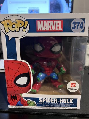 Spider-Hulk 6 Inch Funko Pop #374 Walgreen's Exclusive Bobble-Head Brand New