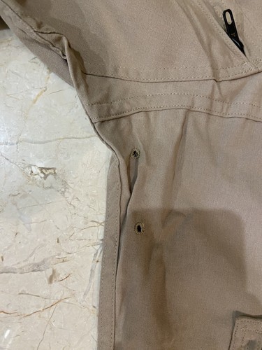 Vintage CWU-27/P Military Jumpsuit Coveralls Flyers Size 42L Tan Type 1 Class 2 - Picture 17 of 21