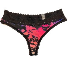 NWT TORRID Thong Pantie Sz 0X-1X-2X-3X-4X Multicolor Jersey Black Lace