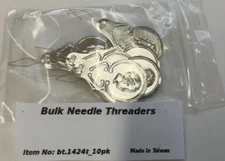 BULK NEEDLE THREADERS #BT1424T - 10 PER PACK