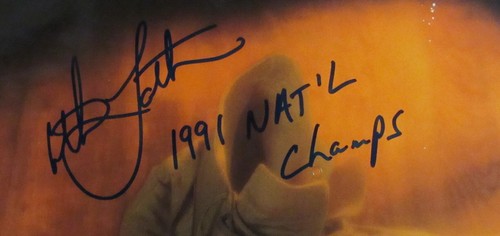 Christian Laettner Firmado Duque 1991 NCAA Final Four Champ Programa PSA/DNA 167213 - Imagen 2 de 2