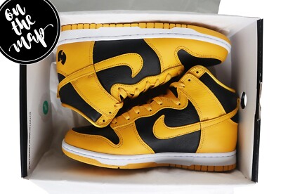 Nike Dunk High Wu-Tang Clan Yellow Black UK 4 5 6 7 8 10 11 US