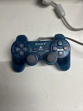 Official Sony PlayStation 1 PS1 PSOne Analog Controller SCPH-110 Clear Blue