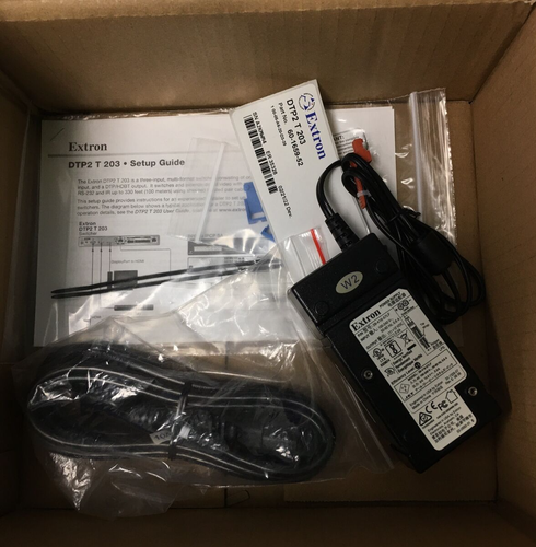NEW Extron DTP2 T 203 4K/60 HDMI DTP2 Transmitter Wallplate 60-1659-52 - Picture 3 of 16